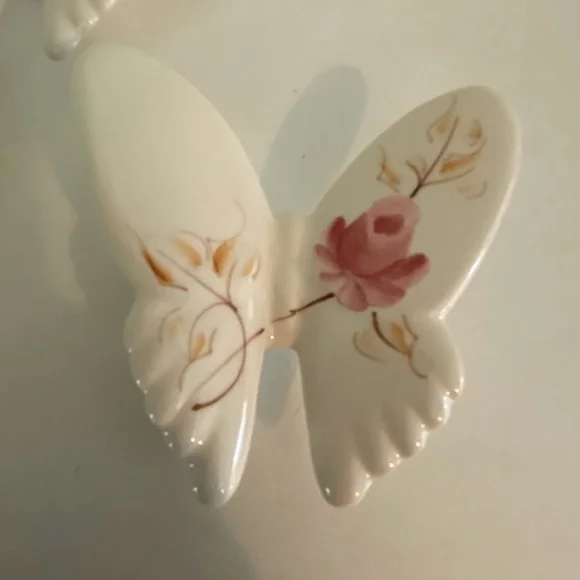 Vintage Lasting Products Porcelain Butterflies Wall Decor Cottage Gallery Wall - Picture 4 of 15